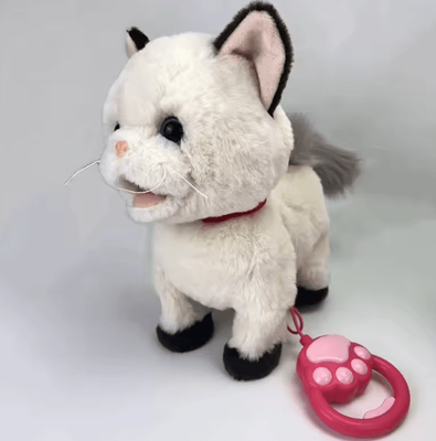 Inspire Curations Interactive Robot Dog Plush Toy Talking, Barking & Singing Electronic Puppy cat D