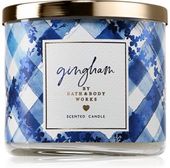 Bath & Body Works Gingham vela perfumada 411 g. Gingham