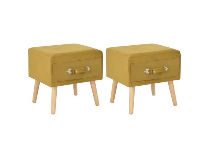 2x Tables de Chevet Table de Nuit Commode Table d'Appoint Bout de Canapé Table Basse Chambre à Coucher Salon Salle de 276383