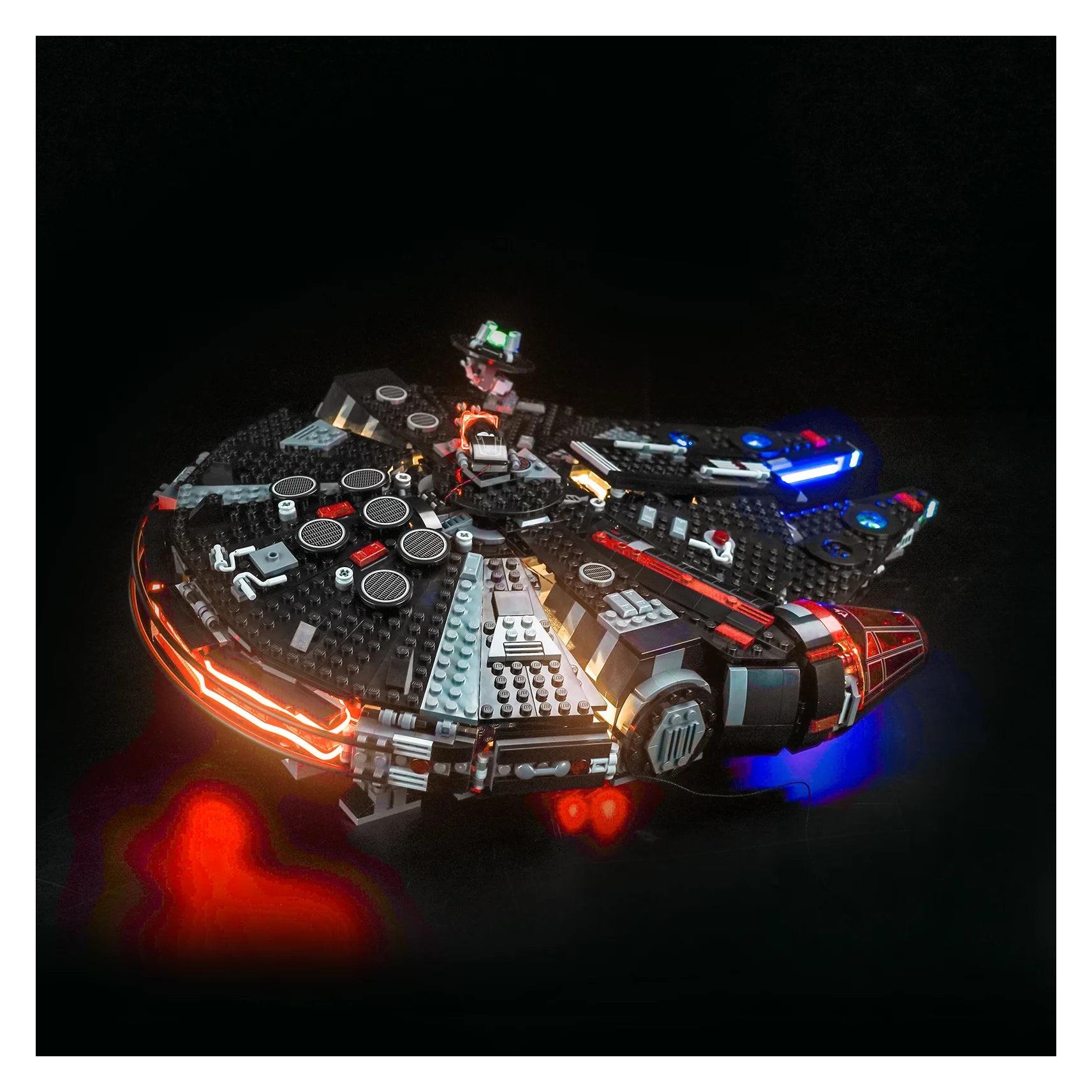 BrickBling LED Licht Set für LEGO Star Wars: The Dark Falcon (75389) inkl. Fernbedienung (GC812)