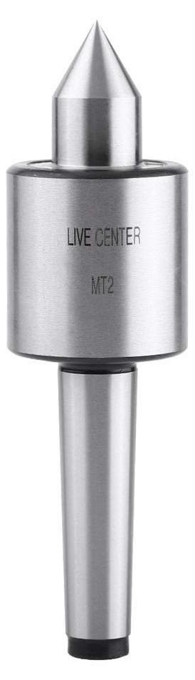 Dripio MT2 precisiedraaibankspil met 60° conus en live center, 557 gram