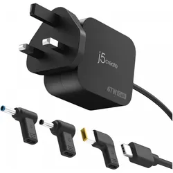 j5Create JUP1565DCF3A-FN (67 W), USB Ladegerät, Schwarz