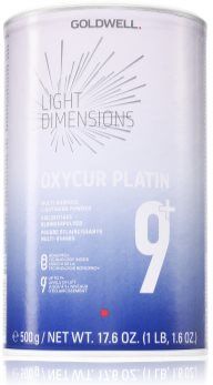 Goldwell Light Dimensions Oxycur Platin pó descolorante para cabelo 500 g. Light Dimensions Oxycur Platin