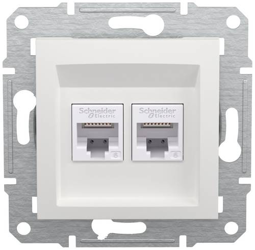 Schneider Electric RJ45-Datendose Asfora Weiß (RAL 9003) EPH4870121D 1St.