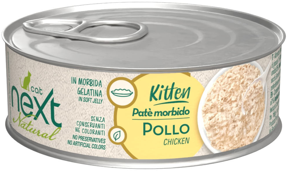 Next Natural Kitten Lattina Multipack 6x70G POLLO