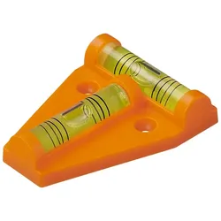 ProPlus 341215 Kreuzwasserwaage mit Magnet, T-förmige Wasserwaage, 58 x 43,6 mm