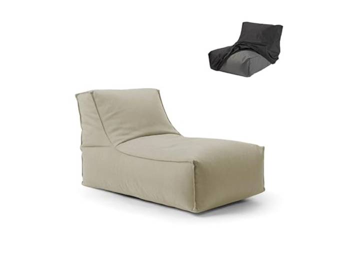 mokebo Outdoor Sitzsack für Kinder & Erwachsene 'Der Sundowner', Bean Bag mit Füllung oder Bodenkissen für Indoor & Outdoor, auch als Liegekissen, Relaxliege oder Liege in Sand