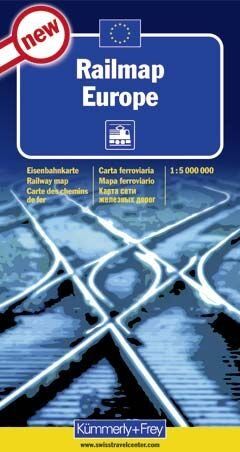 Kümmerly + Frey - Railmap Europe 1 : 5 000 000 - Preis vom 19.10.2026 19:33:35 h
