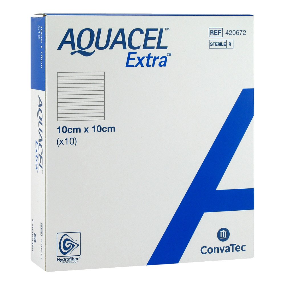 B2B Medical GmbH Aquacel Extra 10x10 cm Kompressen 11226730