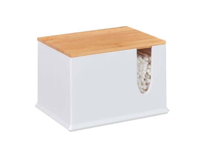Relaxdays Distributeur coton-tiges