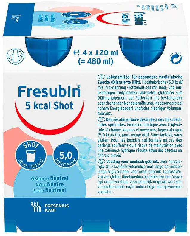 Fresubin 5 kcal Shot Neutral Lösung 24x120 ml