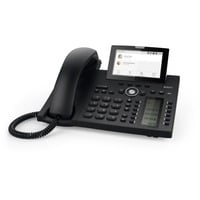 D385, VoIP-Telefon schwarz, Bluetooth, PoE