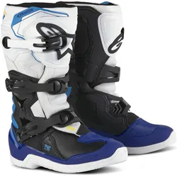 Alpinestars, Motorradschuhe, Boots Tech 3s Yth Wht/Blu 2/ (Jungen, 34)