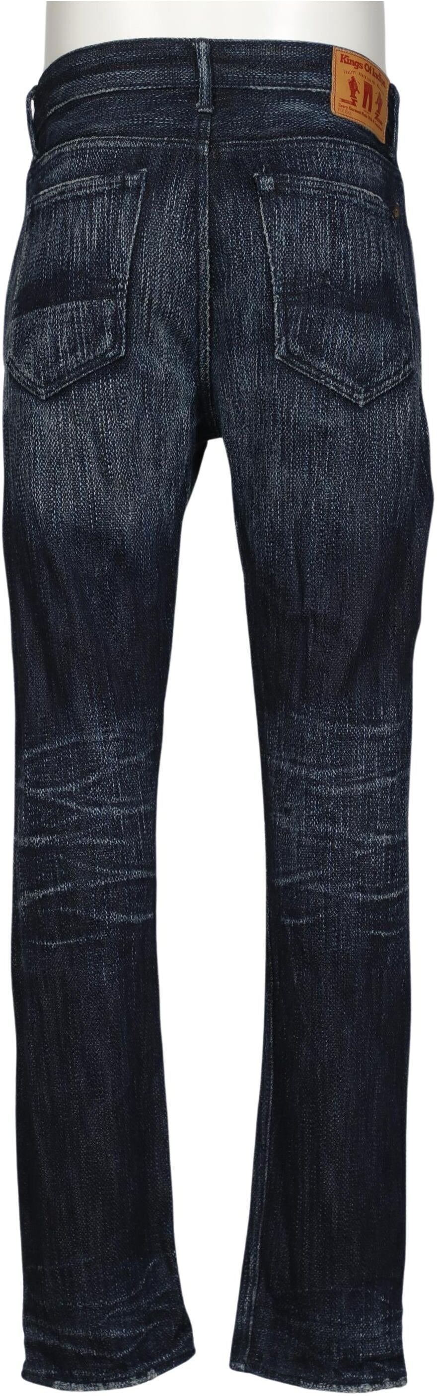 Kings of Indigo Herren Jeans, Marineblau, Gr. W32, Baumwolle - Second Hand