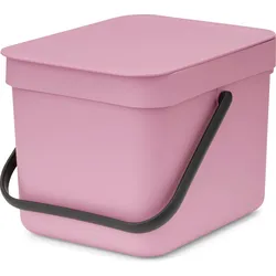 Sort & Go Abfalleimer 6 l, rosa