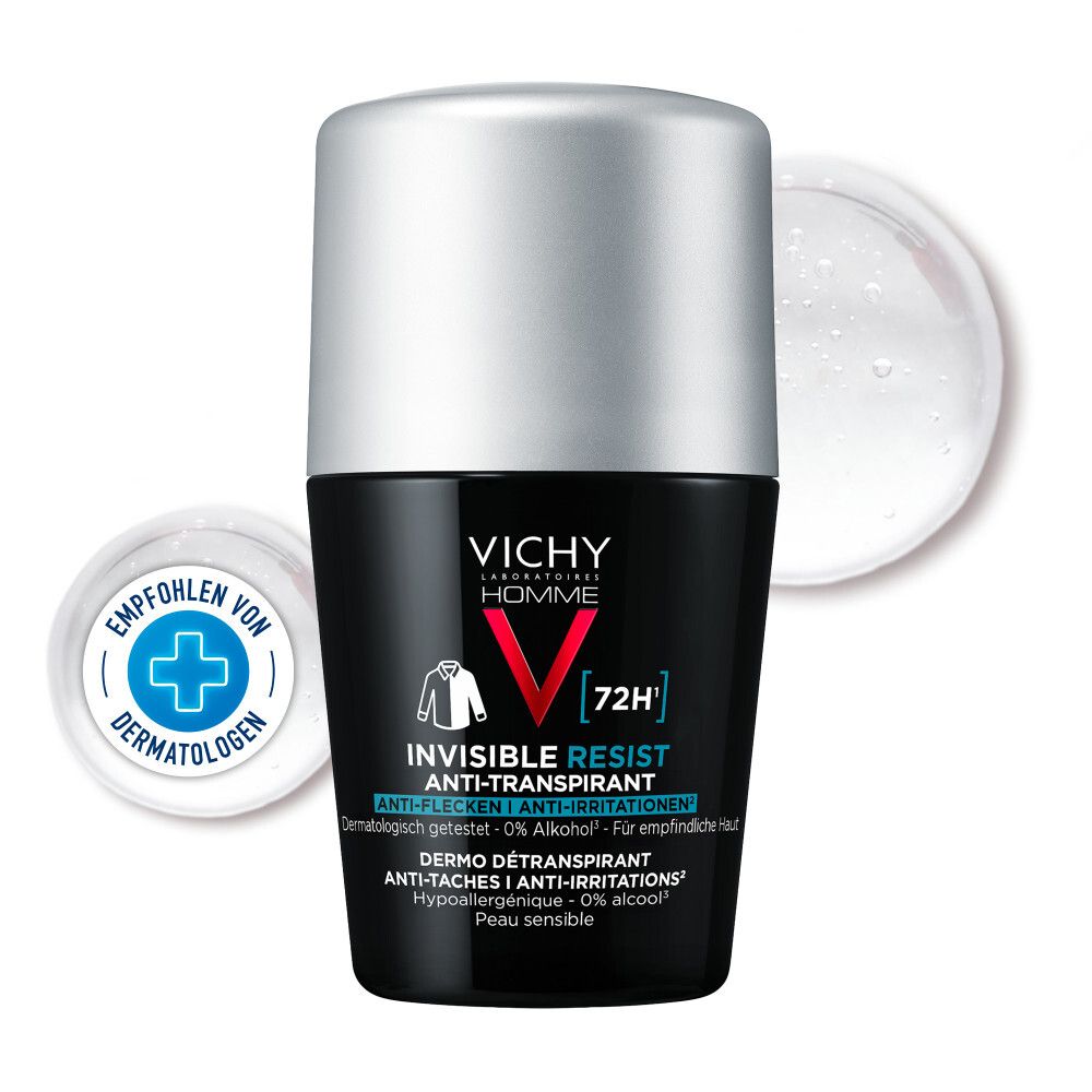 Vichy Homme Deo Roll-on 72h Anti-Flecken 50 ml Roll-On