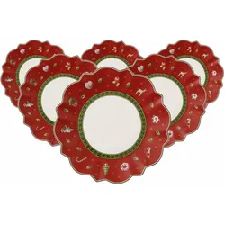 Villeroy & Boch Toy's Delight Brotteller, Teller, Rot