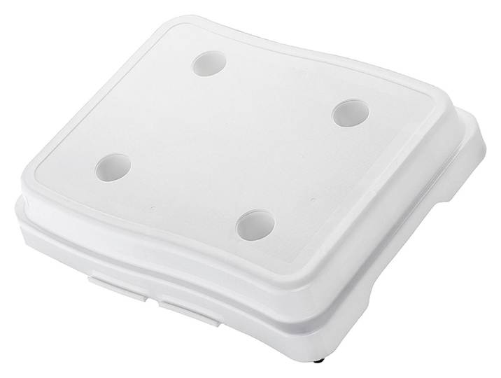WENKO Badstufe 3er Set Kunststoff Badewannen Einstieg Ausstieg 10-35cm Hoch