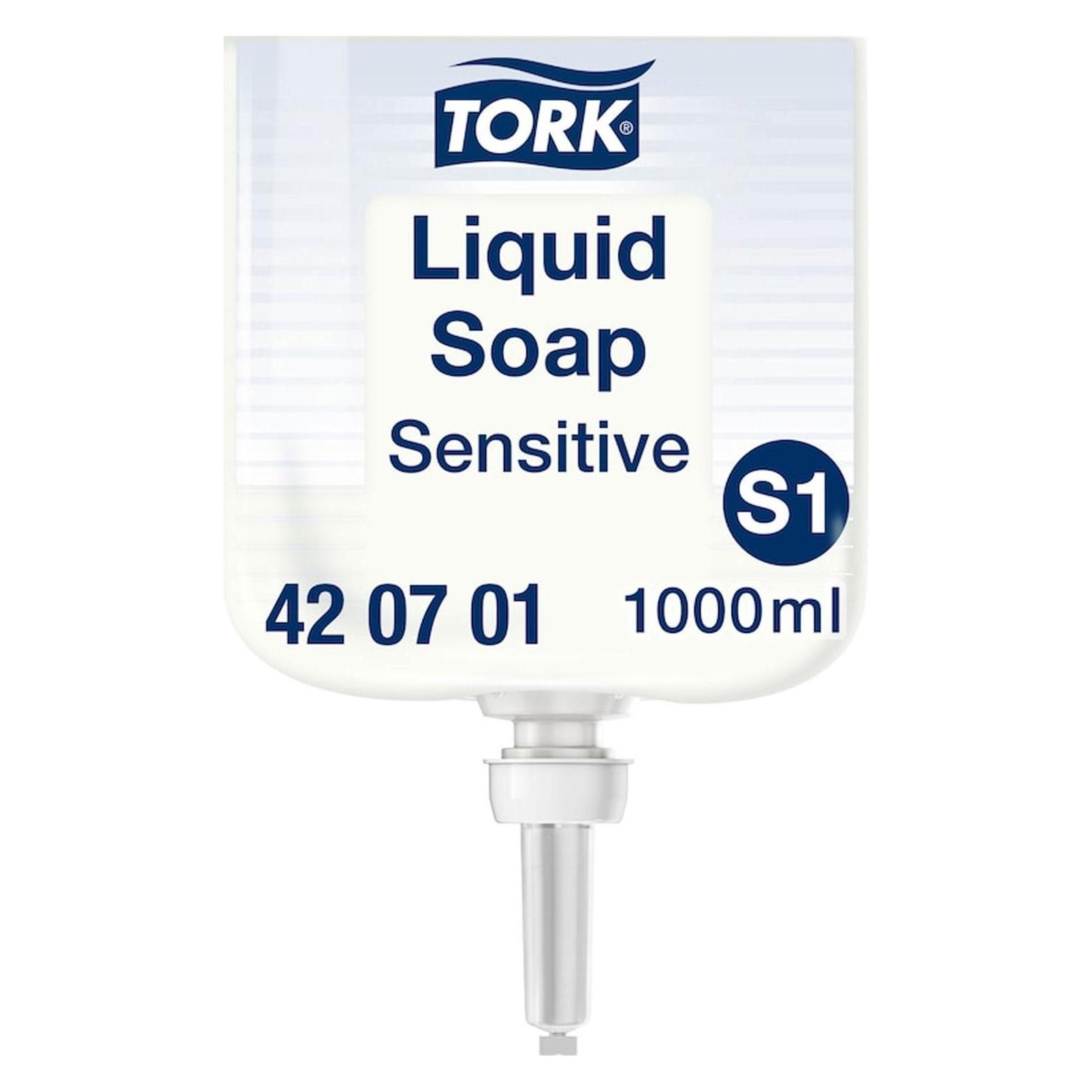 Tork Flüssigseife unparfümiert extra mild (Flüssigseife, 1000 ml) (420701)