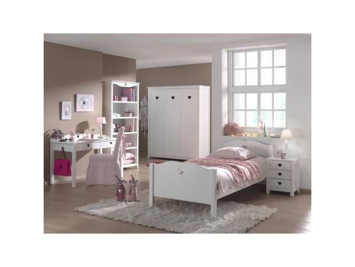 Chambre Complète Enfant 5P  Amori  Blanc