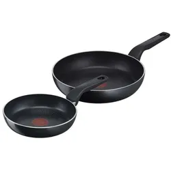 Tefal TEF Pfannen-Set 20/28cm, Pfannenset + Topfset, Schwarz