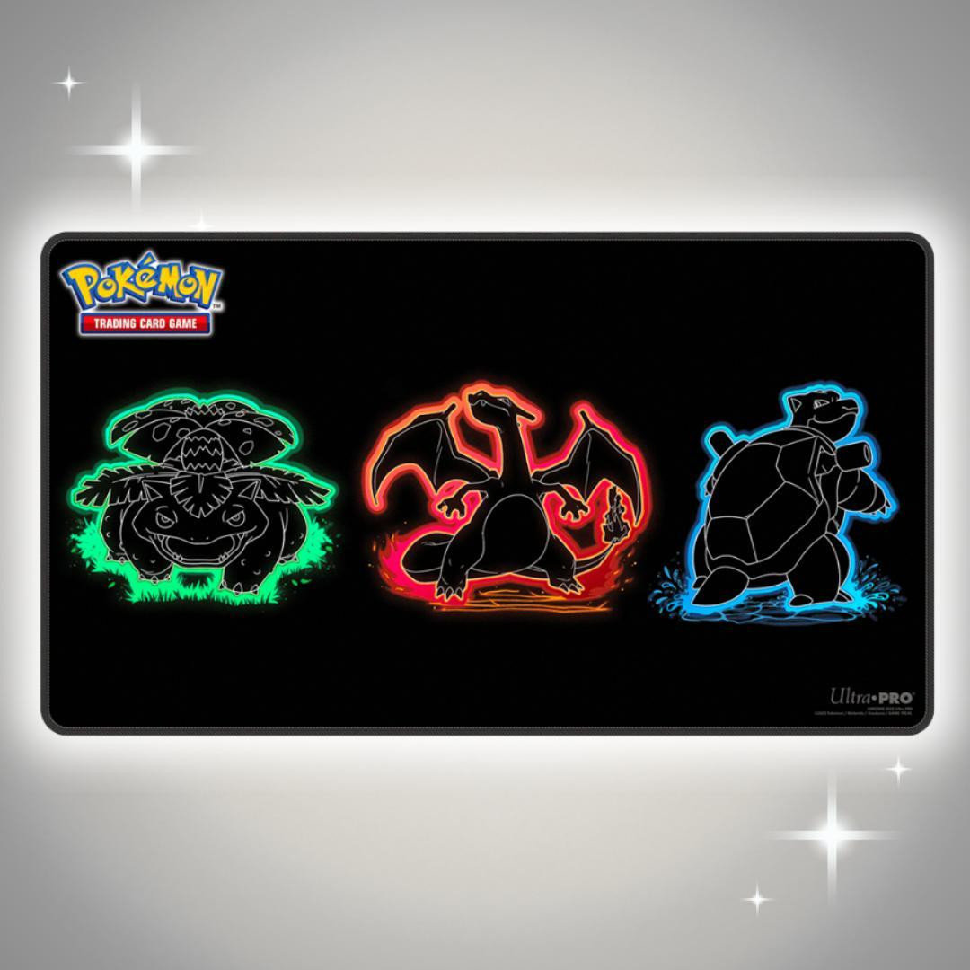 Ultra Pro Neon Kanto Folie Speelmat voor Pokémon TCG - Extra grote muismat