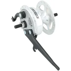 Sturmey Archer Vorderrad-Bremstrommelnabe 36 Loch silber
