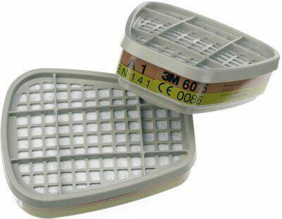 3M Gas- en dampfilter A1 + Formaldehyde type 6075, 8 stuks