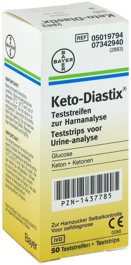 Keto Diastix Teststreifen 50stk