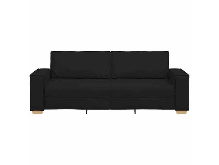 Promotion janvier  Canapé 3 places - MANGO - SOFA TRIPLE - Noir 180 cm - tissu - SS1156