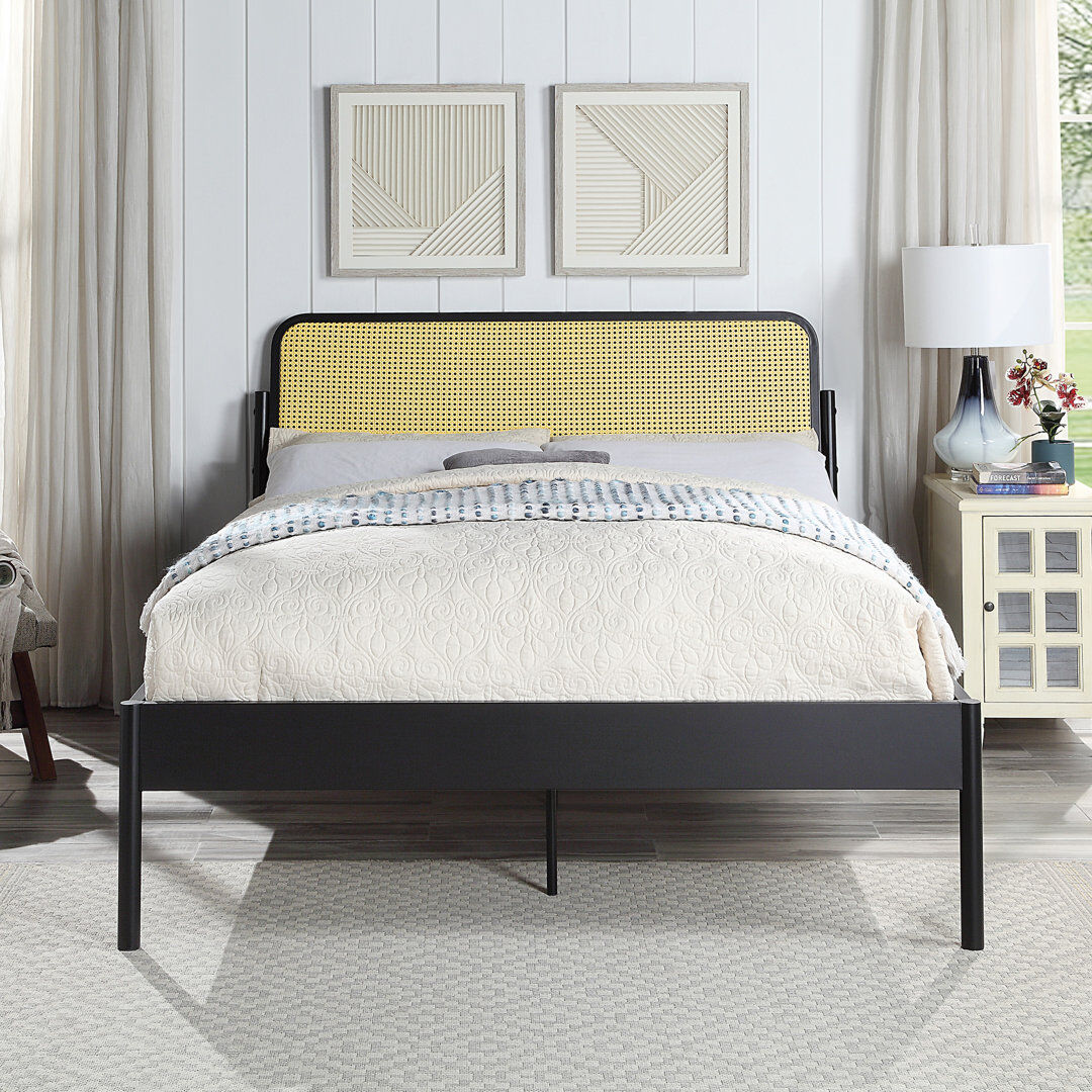 Bay Isle Home Alishea Metal Bed Double (4'6)