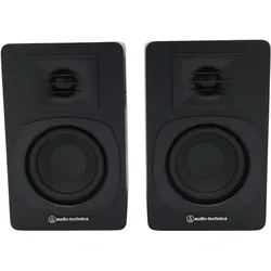 Audio-Technica AT-SP3X (1 Paar, 30 W), HiFi + Heimkino Lautsprecher, Schwarz