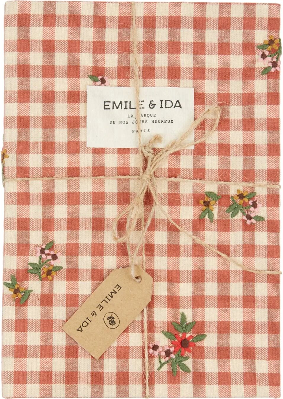 Emile et Ida Carnet Vichy Ocre taille unique