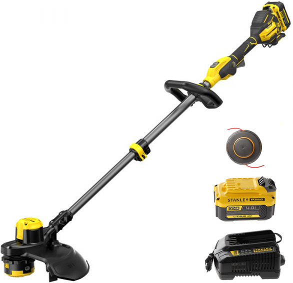 Stanley FATMAX V20 - Elektrischer Akku-Rasentrimmer BRUSHLESS - 18V - 4AH