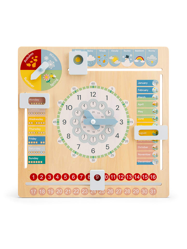 New Classic Toys Kalenderuhr "Englisch" - ab 3 Jahren - onesize