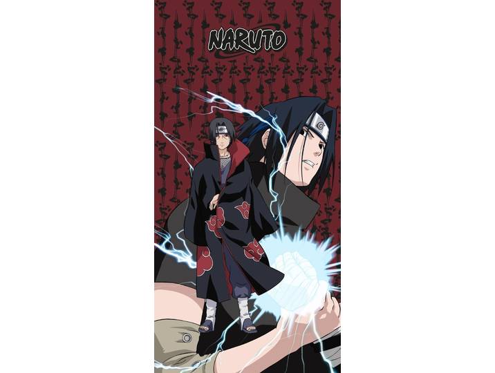 Naruto strandlaken Itachi en Sasuke 70 x 140 cm - katoen