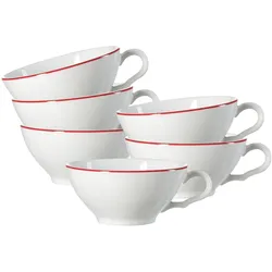 TEETASSEN Ostfriese Rot 100 ml 6er Set