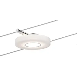 Paulmann Smart Seil Einzelspot DiscLED I 4W DC Satin mit Weißlichtsteuerung