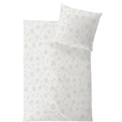 Hefel Bettwäsche Classic Druck Rose elfenbein Kissenbezug 40x40 cm