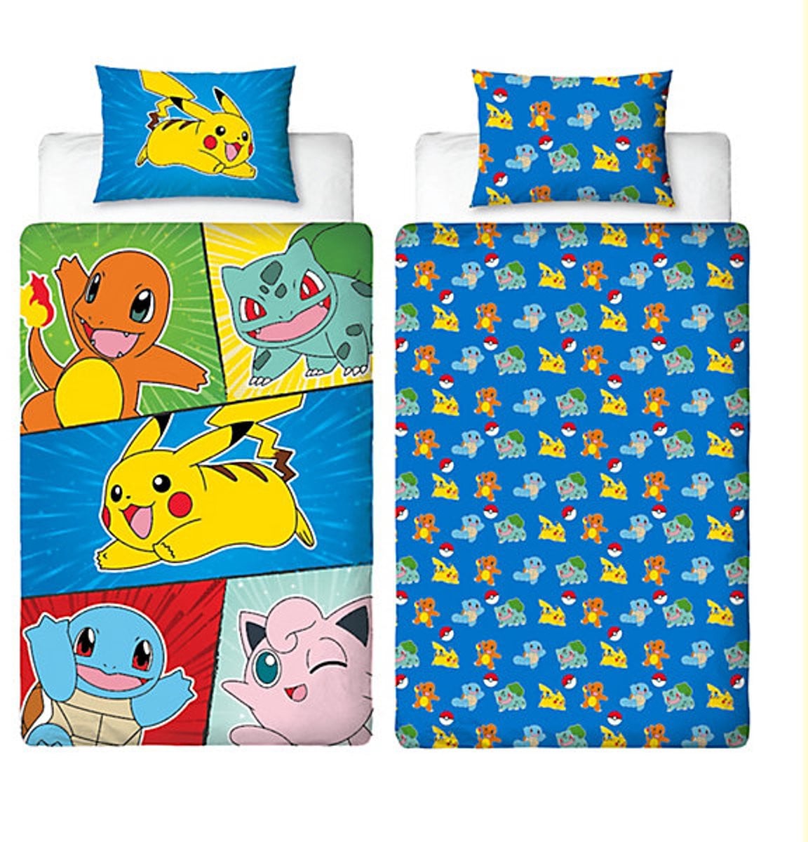 Pokémon Dekbedovertrek voor kinderen, 140 x 200 cm