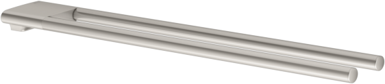 Keuco Edition 400 Handtuchhalter 11518050000 Nickel gebürstet, 450mm, 2-tlg., feststehend