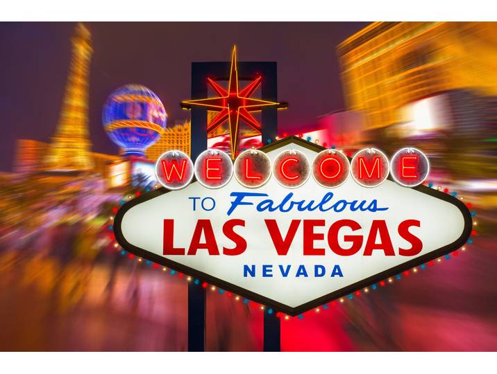 Fototapete PAPERMOON Fabulous Las vegas , bunt, B:3,5m L:2,6m, Vlies, Tapeten, Fototapete