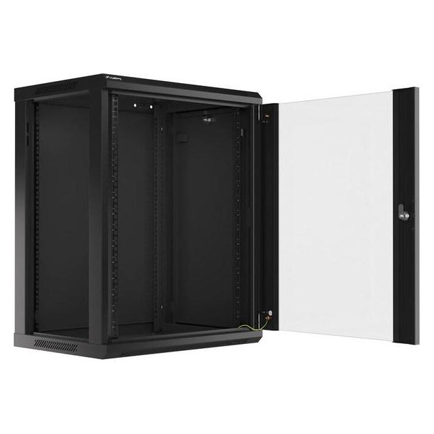 Lanberg Wand- Rack 19 " 15U 600X450mm Schwarz (15 HE, 19 Zoll Rack) (WF01-6415-10B)