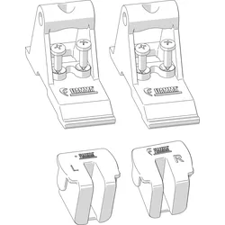 Fiamma Kit Side Montageset für Markisen-Seitenteile Side W Pro F45/F80/Shade / Sun View Side F45/F80 passend für F80L