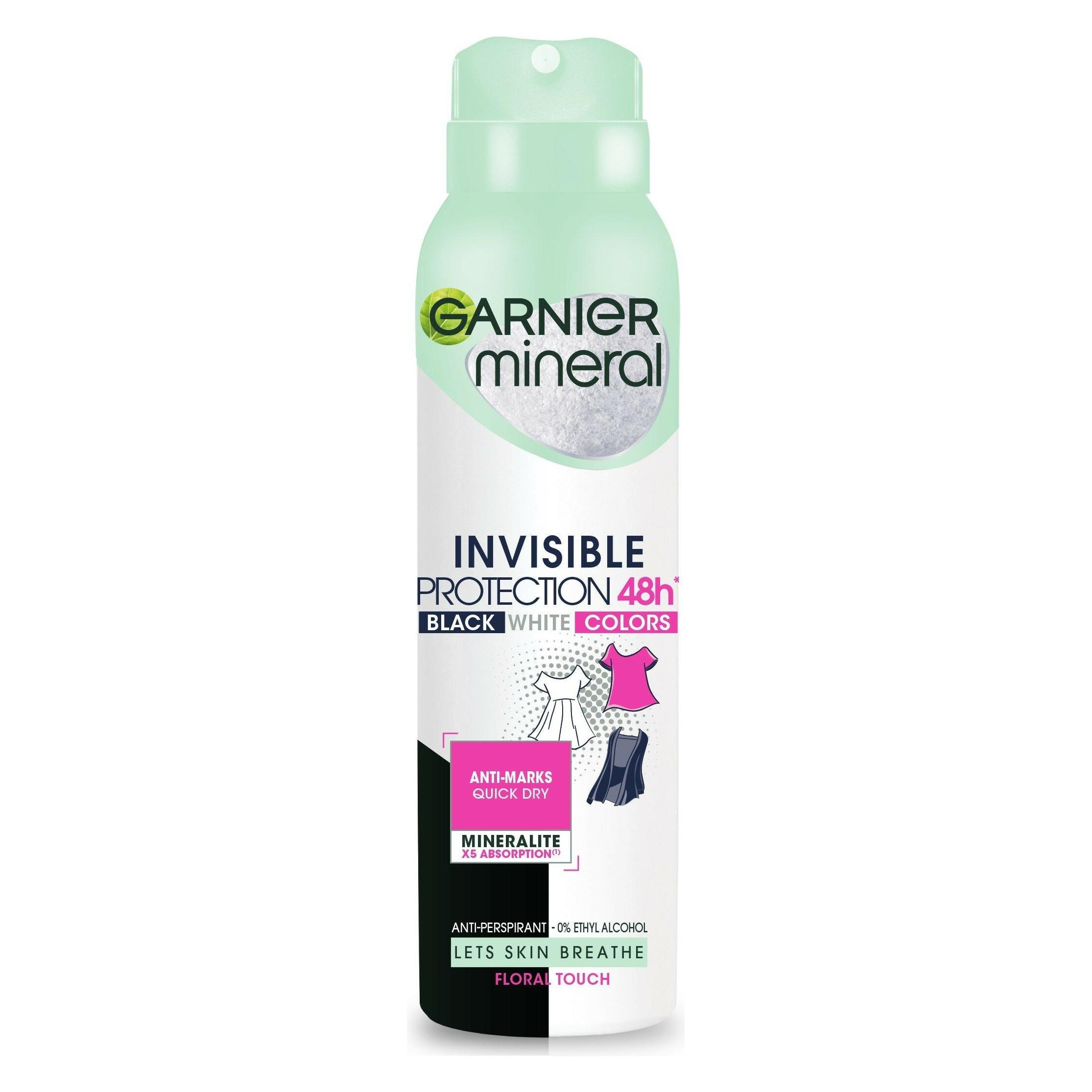 Garnier Invisible Protection 48h Women DEO spray 150ml (Spray, 150 ml) (3600542471077)