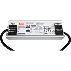 Meanwell LED Power Supply 185 W / 48 V HLG-185H-48