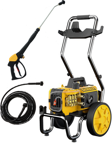 Hochdruckreiniger DeWalt DXPW 002CE KART - Max. Druck 180 bar - Max. Fördermenge 510 l/h - auf Wagen mit Rädern