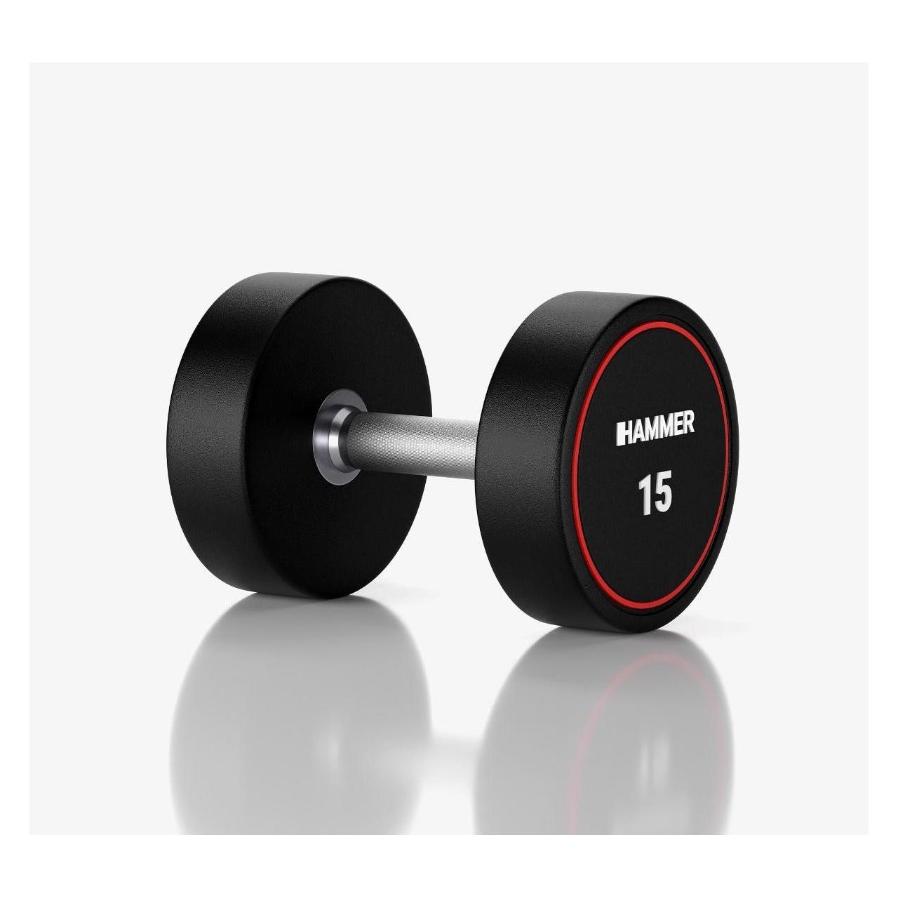 Hammer Fitness Kompakthantel PU 15 kg (1 x 15 kg) (17425)