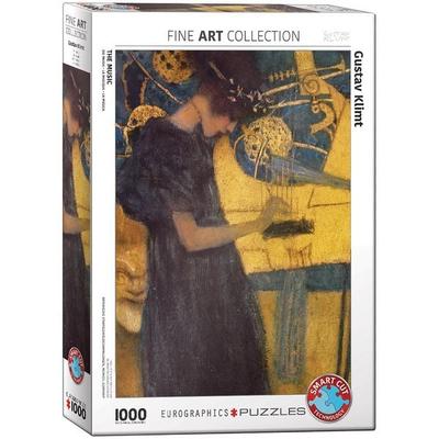 Puzzle 1000 Teile - Klimt G: The Music by Gustav Klimt