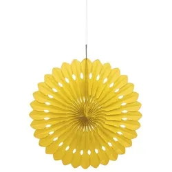 Dekofächer gelb 40 cm
